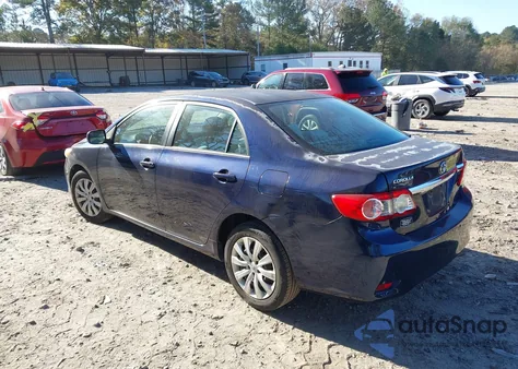2012 Toyota Corolla Le из США, поврежденный, VIN 2T1BU4EE4CC895317